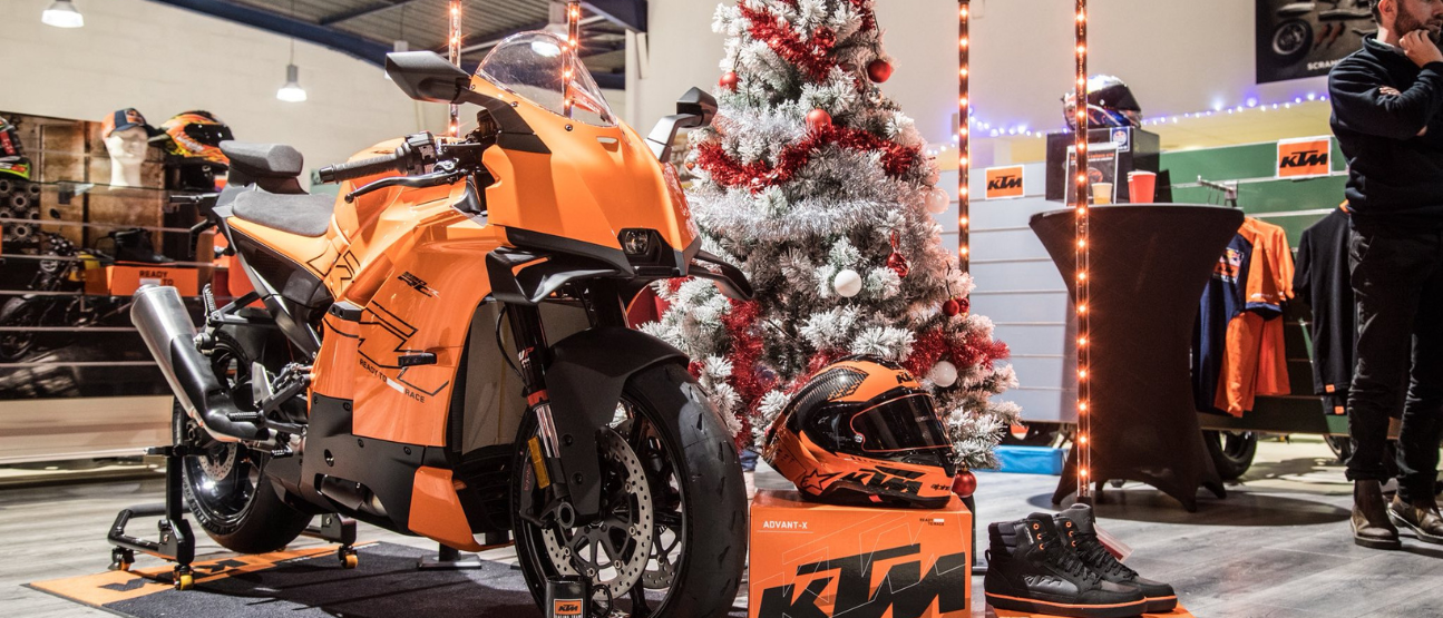 Soirée de lancement KTM chez Run Up Moto Brest